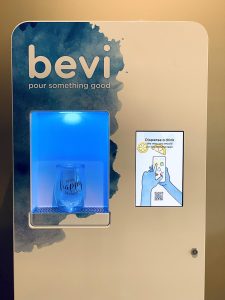 Bevi Sparkling Flavored Water Machine Pearl Perk resident amenities at The Pearl apartments in Koreatown, Los Angeles   