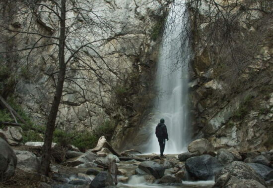 Sturtevant Falls waterfall hike near The Pearl apartments in Koreatown, Los Angeles