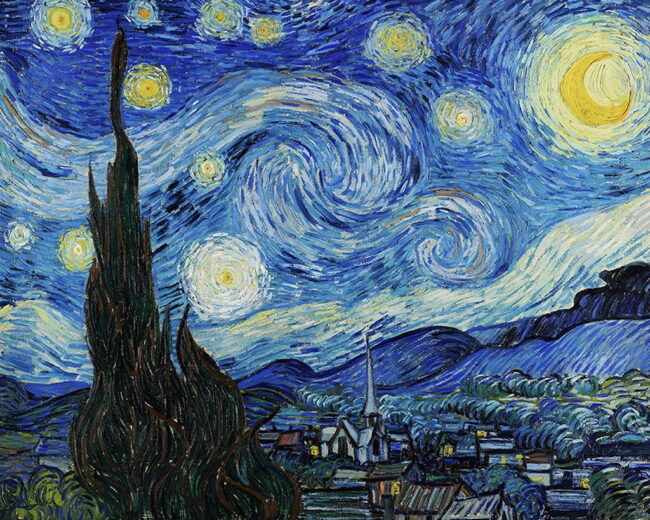 Van Gogh: The Immersive Experience art exhibition near The Pearl apartments in Koreatown, Los Angeles