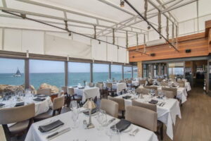 Mastro's Ocean Club Malibu oceanfront dining near The Pearl apartments in Koreatown, Los Angeles  