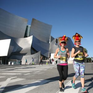 Turkey Trot LA Thanksgiving event near The Pearl apartments in Koreatown, Los Angeles  