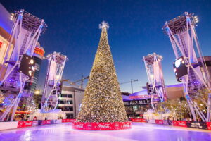 
LA Kings Holiday Ice near The Pearl apartments in Koreatown, Los Angeles  