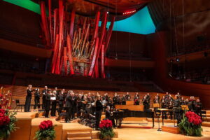 LA Master Chorale at Walt Disney Concert Hall near The Pearl apartments in Koreatown, Los Angeles  
