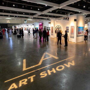 LA Art Show near The Pearl apartments in Koreatown, Los Angeles 