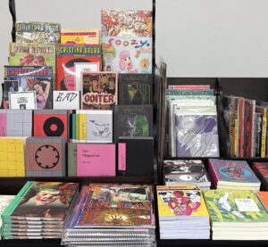 Secret Headquarters indie bookstore not far from The Pearl apartments in Koreatown, Los Angeles 