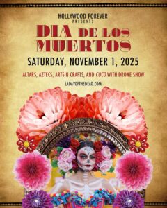 Dia de Los Muertos Day of the Dead event not far from The Pearl apartments in Koreatown, Los Angeles