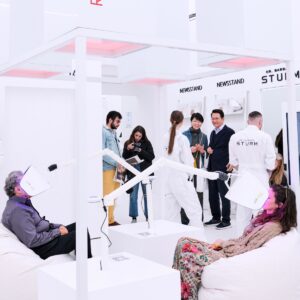  Frieze Los Angeles art fair near The Pearl apartments in Koreatown, Los Angeles 