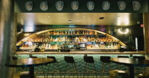 Eastwood cowboy themed bar near The Pearl apartments in Koreatown, Los Angeles 