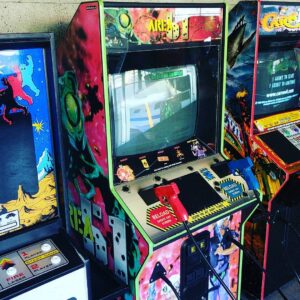 EightyTwo arcade near The Pearl apartments in Koreatown, Los Angeles 