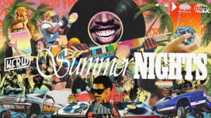 KCRW Summer Nights music under the stars near The Pearl apartments in Koreatown, Los Angeles