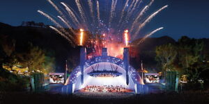 Hollywood Bowl outdoor movies near The Pearl apartments in Koreatown, Los Angeles