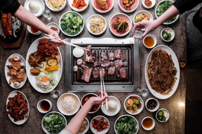 Chosun Galbee Korean BBQ near The Pearl apartments in Koreatown, Los Angeles