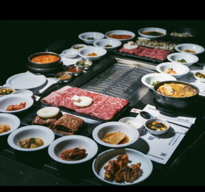 Park's BBQ Korean BBQ near The Pearl apartments in Koreatown, Los Angeles 