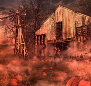 Haunted Hayride halloween event not far from The Pearl apartments in Koreatown, Los Angeles 